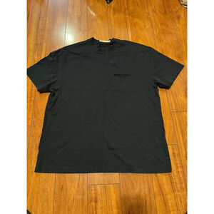 Men's ESSENTIALS FEAR OF GOD Black Short Sleeve Tee Size L